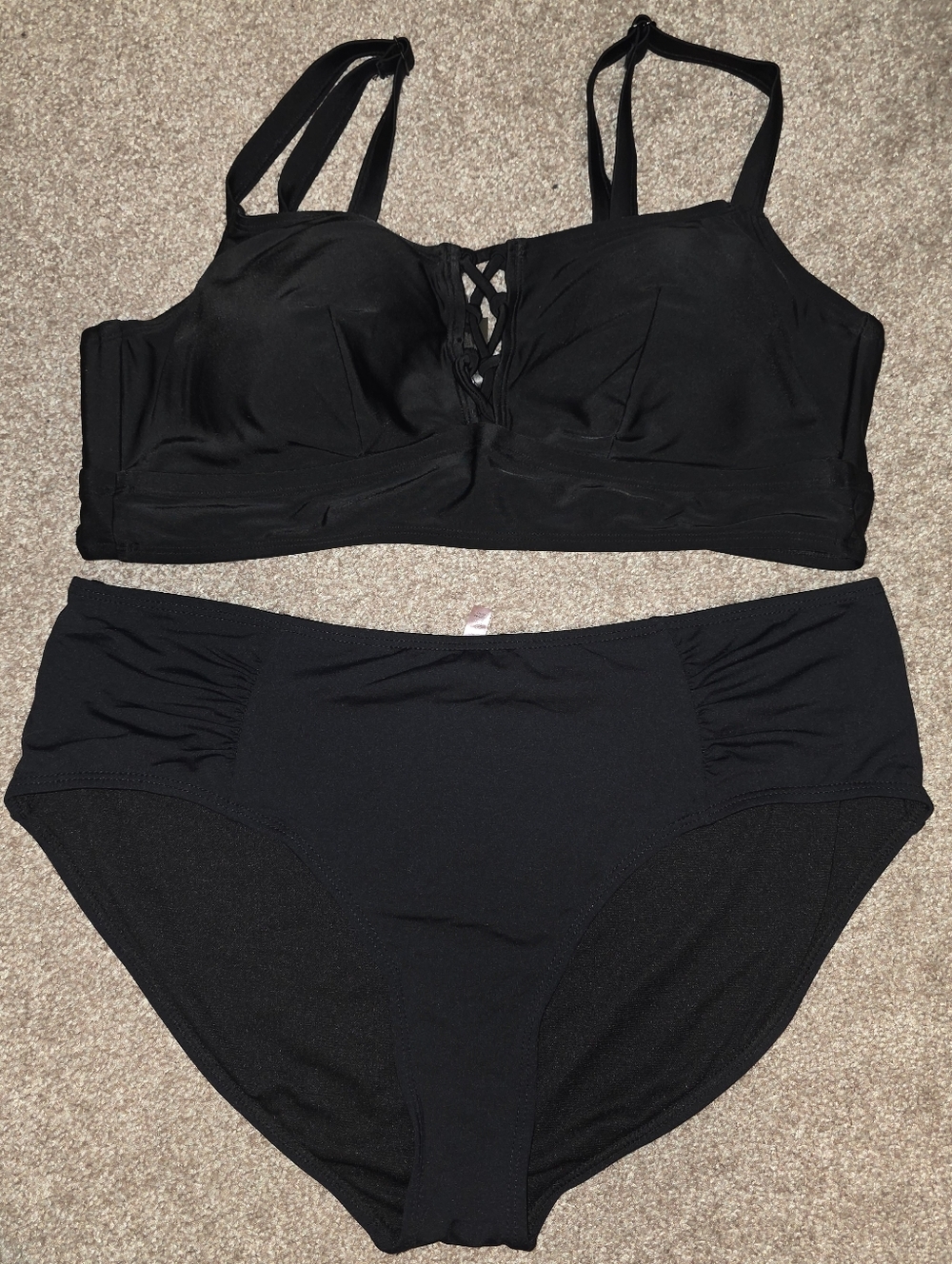 Black bikini size XL